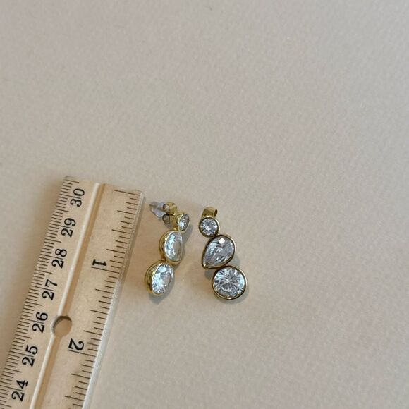 Diamond earrings N1168 - Picture 4 of 4